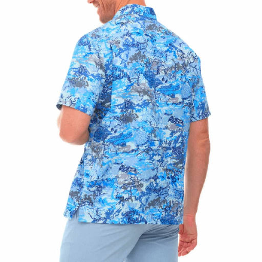 GameGuard Explorer Digital Blue Button Down Shirt MEN - Clothing - Shirts - Short Sleeve GameGuard