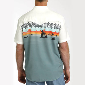 Cinch Men's Vented Desert Camp Shirt MEN - Clothing - Shirts - Short Sleeve Shirts Cinch   