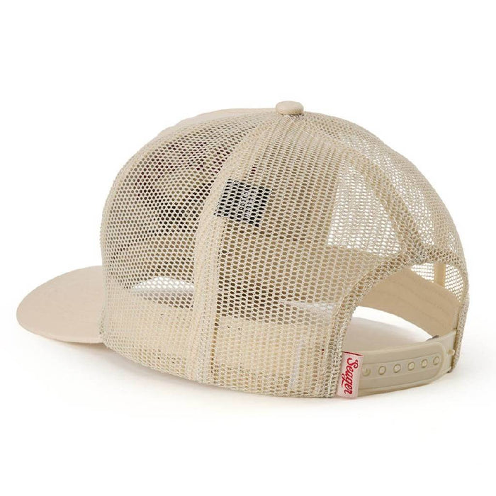 Seager Bradley Cream Trucker Snapback Cap