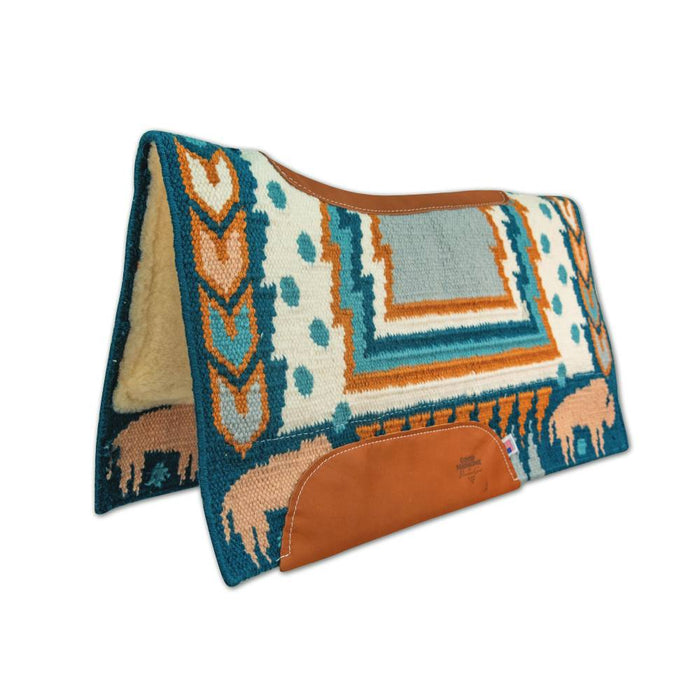 Professional's Choice Comfort-Fit SMX Air Ride Pad: Into The Storm Tack - Saddle Pads Professional's Choice 30"x34" Lagoon
