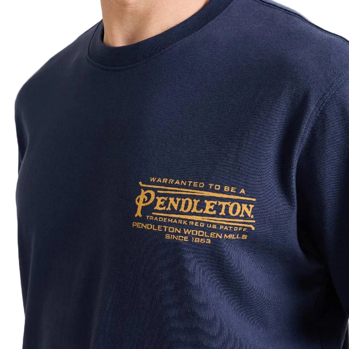 Pendleton Men's Deschutes Vintage Navy Graphic Tee