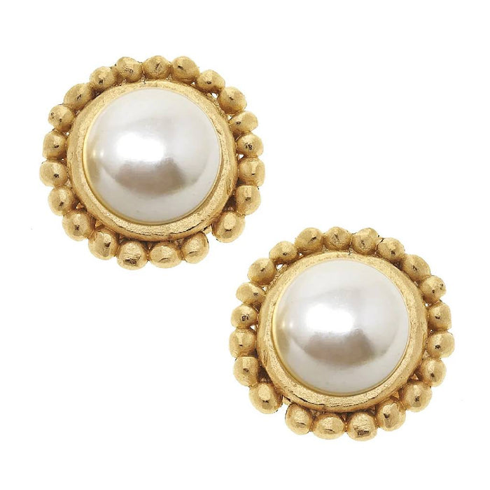 Coin Peal Gold Earrings WOMEN - Accessories - Jewelry - Earrings Susan Shaw