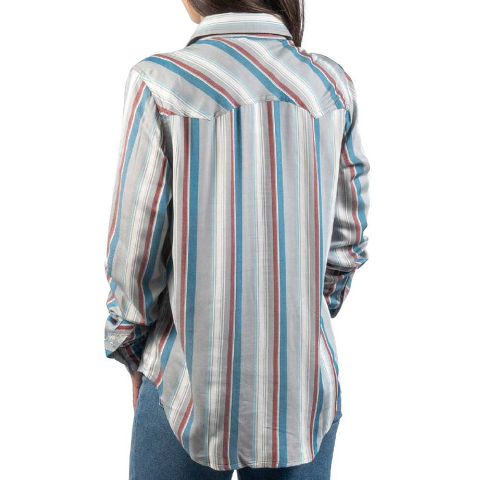 Cruel Denim Women's Stripe Snap Shirt WOMEN - Clothing - Tops - Long Sleeved Cruel Denim
