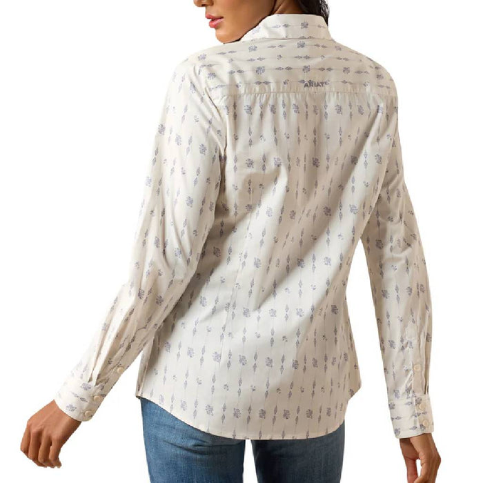 Ariat Women's Kirby Stretch Sea Salt Dewdrop Button Down Top WOMEN - Clothing - Tops - Long Sleeved Ariat Clothing
