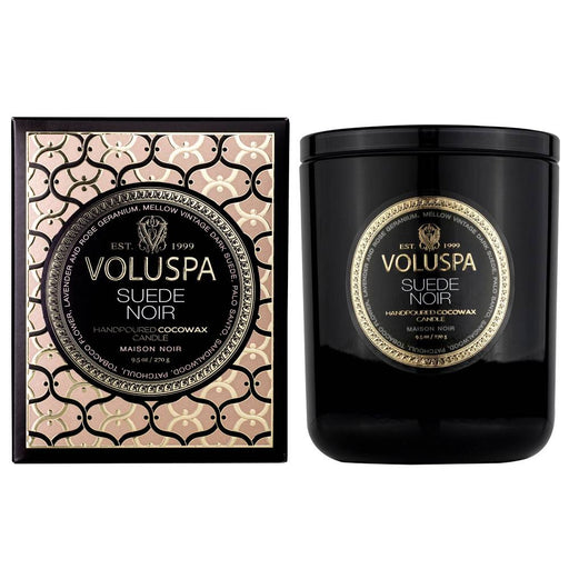 Voluspa Suede Noir Classic Candle HOME & GIFTS - Home Decor - Candles + Diffusers Voluspa   