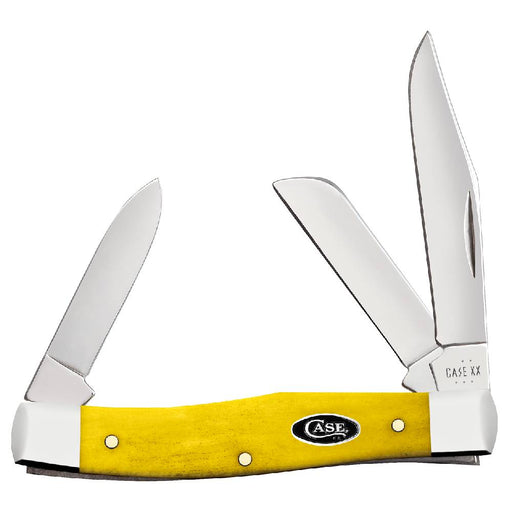 Case Medium Stockman - Smooth Yellow Bone Knives W.R. Case
