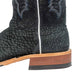 Anderson Bean Men's Square Toe Grey Carpincho Black Chex Western Boot MEN - Footwear - Exotic Western Boots Anderson Bean Boot Co.