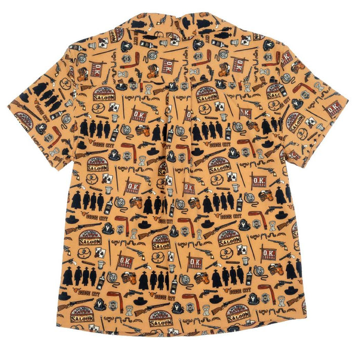 Cinch Boy's Tombstone Brown Camp Shirt KIDS - Boys - Clothing - Shirts - Short Sleeve Shirts Cinch