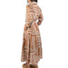 Uncle Frank Geo Caramel Midi Shirt Dress WOMEN - Clothing - Dresses Uncle Frank