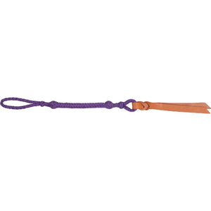 Mustang Poly Quirt Tack - Whips, Crops & Quirts Mustang Purple