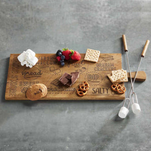 Mud Pie S'Mores Serving Board Set HOME & GIFTS - Tabletop + Kitchen - Serveware & Utensils Mud Pie   