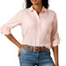 Ariat Women's VentTek Peach Stripe Button Down Top WOMEN - Clothing - Tops - Long Sleeved Ariat Clothing