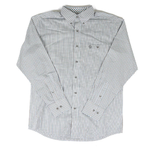 Wrangler Men's George Straight Plaid Button Down Shirt MEN - Clothing - Shirts - Long Sleeve Wrangler