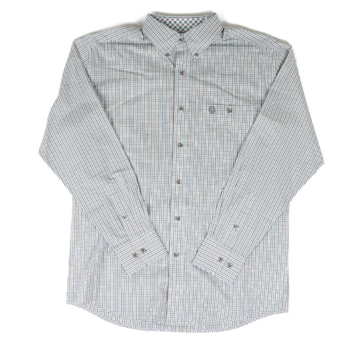 Wrangler Men's George Straight Plaid Button Down Shirt