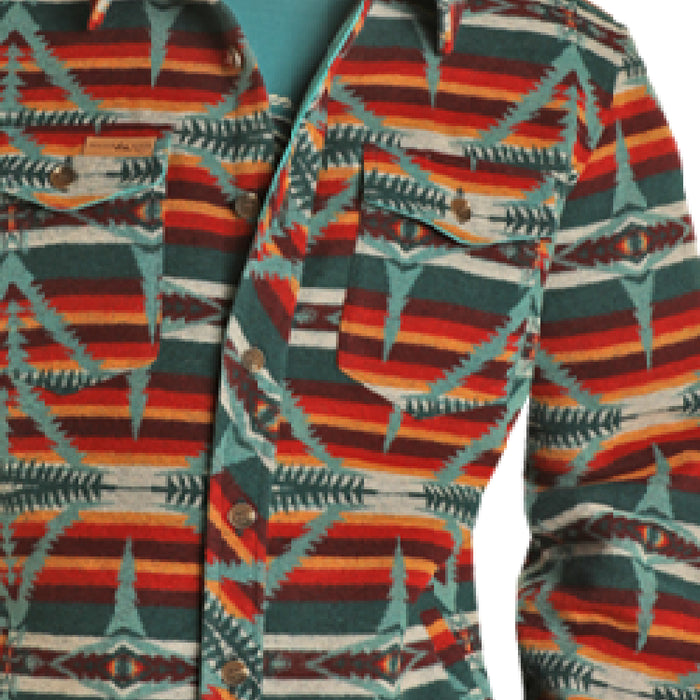 * Powder River Men's Aztec Wool Jacket - FINAL SALE MEN - Clothing - Outerwear - Jackets Panhandle