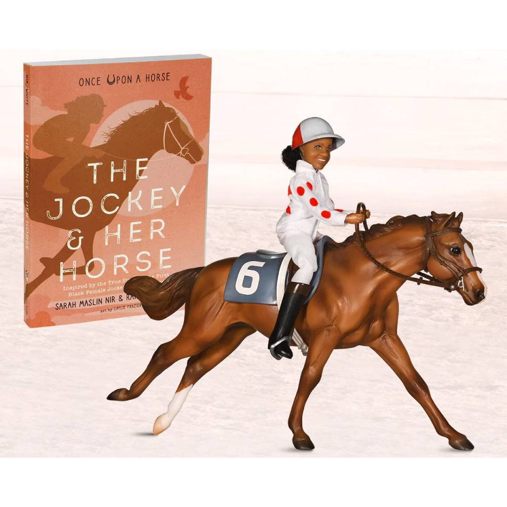Cheryl White Rider, Horse, and Book Set KIDS - Accessories - Toys Breyer   