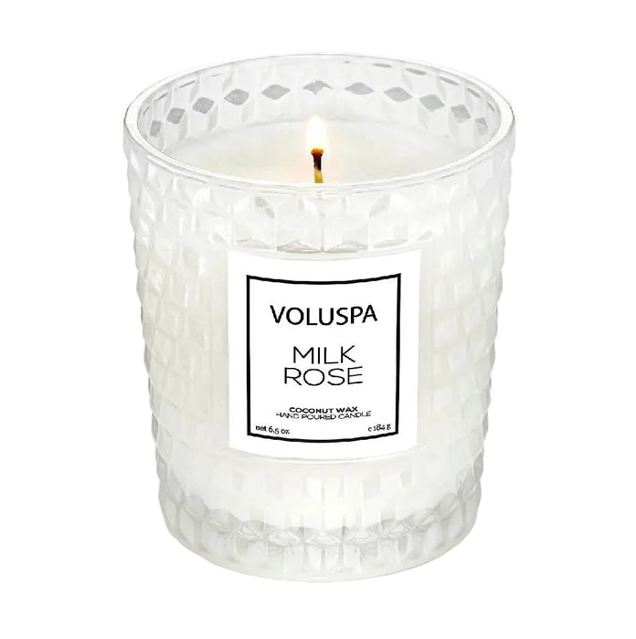 Voluspa Milk Rose Classic Candle