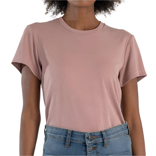 * Kut Remington Scoop Neck Shirt - Mauve Rose - FINAL SALE WOMEN - Clothing - Tops - Short Sleeved Kut from the Kloth