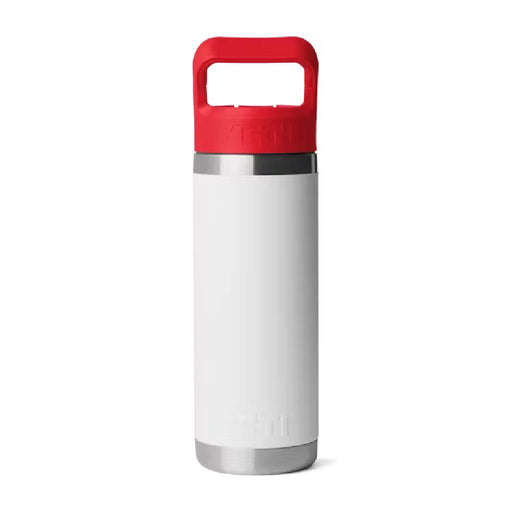 Yeti Rambler 18oz Straw Bottle - White/Rescue Red HOME & GIFTS - Yeti Teskeys