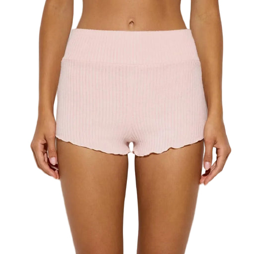 Spiritual Gangster Luma Rib Serene Blush Pink Short WOMEN - Clothing - Shorts Spiritual Gangster