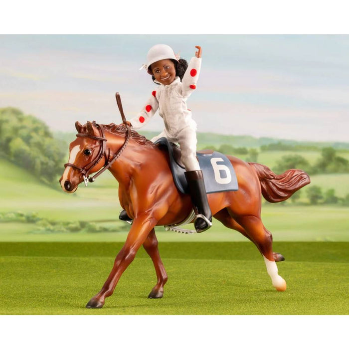 Cheryl White Rider, Horse, and Book Set KIDS - Accessories - Toys Breyer   