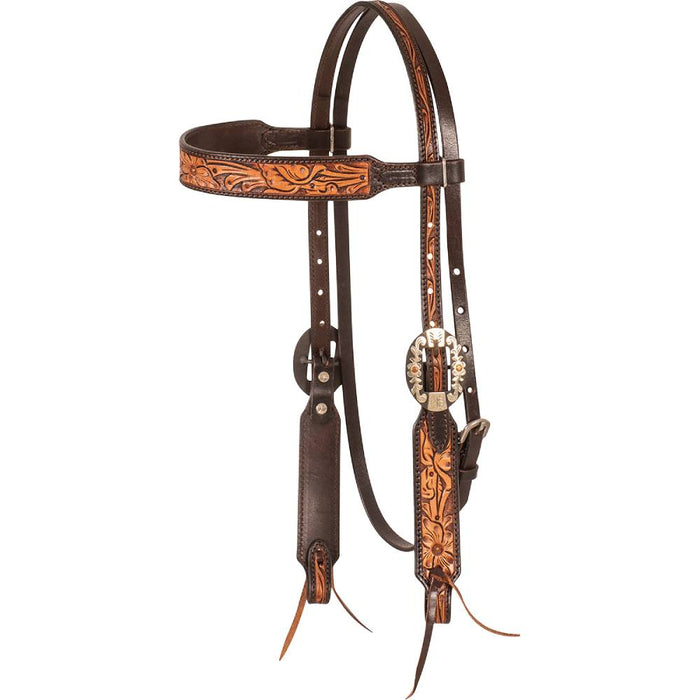 Cashel Two Tone Browband Headstall Tack - Headstalls Cashel   