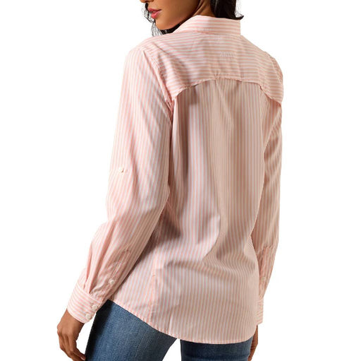 Ariat Women's VentTek Peach Stripe Button Down Top WOMEN - Clothing - Tops - Long Sleeved Ariat Clothing