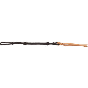 Mustang Poly Quirt Tack - Whips, Crops & Quirts Mustang Black