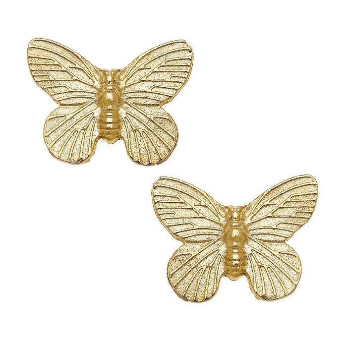 Gold Butterfly Stud Earrings WOMEN - Accessories - Jewelry - Earrings Susan Shaw