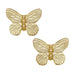 Gold Butterfly Stud Earrings WOMEN - Accessories - Jewelry - Earrings Susan Shaw