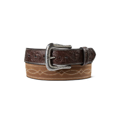 Ariat Men's 1 1/2" Boot Stitch Body Brown Belt MEN - Accessories - Belts & Suspenders M&F Western Products