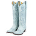 Old Gringo Women's Flower Talk Tall Blue Boots WOMEN - Footwear - Boots - Western Boots Old Gringo