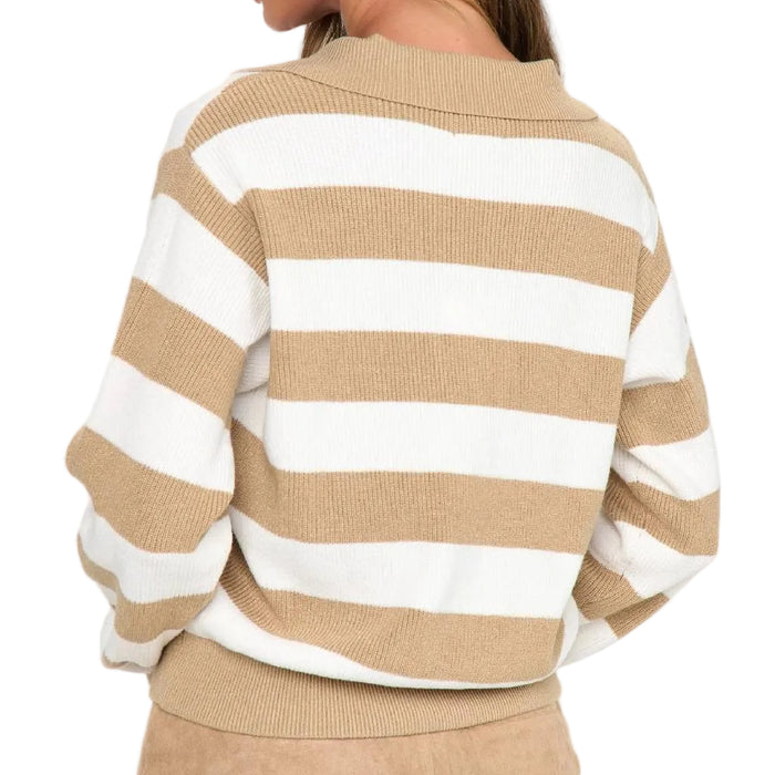 Show Me Your Mumu League Rugby Stripe Sweater