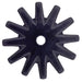 Black Satin 12 Point Rowel Tack - Conchos & Hardware Partrade   