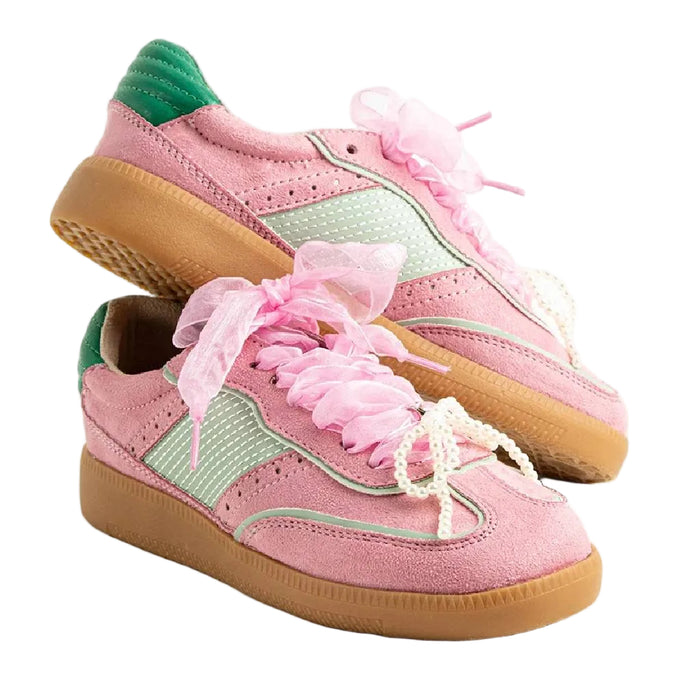 ShuShop Girl's Sophie Mini Pink Sneakers KIDS - Footwear - Casual Shoes ShuShop