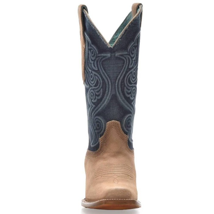 * Corral Sand and Denim Boot - FINAL SALE WOMEN - Footwear - Boots - Western Boots Corral Boots