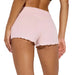 Spiritual Gangster Luma Rib Serene Blush Pink Short WOMEN - Clothing - Shorts Spiritual Gangster