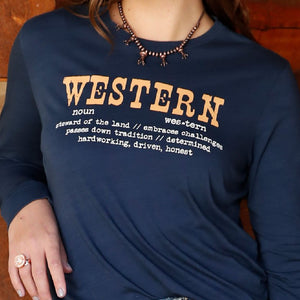 Cruel Denim Western Tee WOMEN - Clothing - Tops - Long Sleeved Cruel Denim   