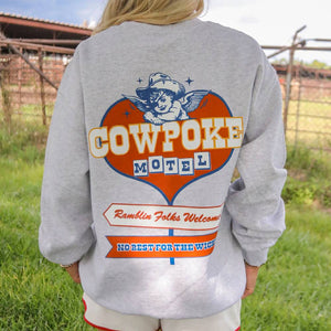 Cowpoke Motel Sweatshirt WOMEN - Clothing - Pullovers & Hoodies Charlie Southern