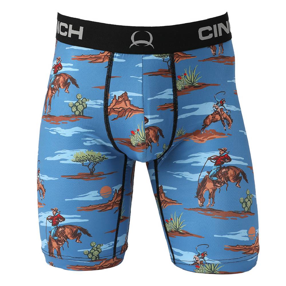 Cinch Men's 9" Buckaroo Boxer Brief MEN - Clothing - Underwear, Socks & Loungewear - Underwear Cinch