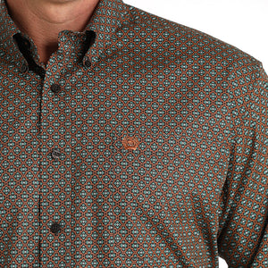 Cinch Men's Geo Print Shirt MEN - Clothing - Shirts - Long Sleeve Shirts Cinch   