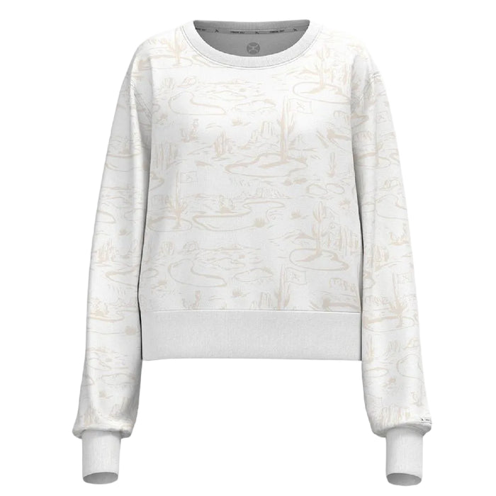 Hooey Women's Kate White Crop Pullover WOMEN - Clothing - Pullovers & Hoodies Hooey