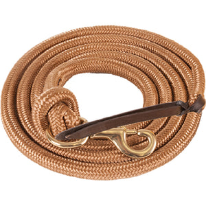 Poly Cowboy Lead Rope Tack - Lead Ropes Mustang Tan  