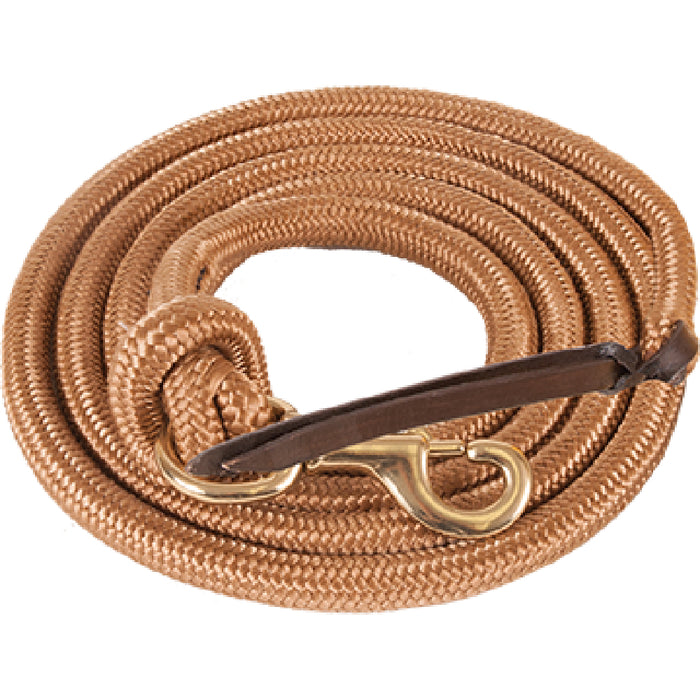 Poly Cowboy Lead Rope Tack - Halters & Leads Mustang Tan
