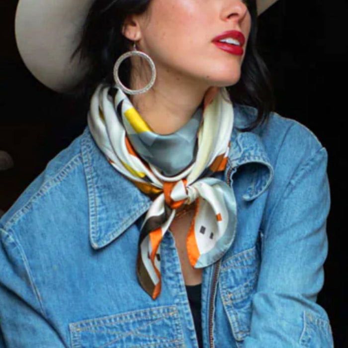 Fringe Scarves "Bronco Buster" Long Wild Rag ACCESSORIES - Additional Accessories - Wild Rags & Scarves Fringe Scarves   