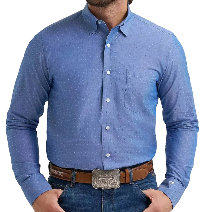 Wrangler Men's Cody Johnson Arrow Dots Button Down Shirt