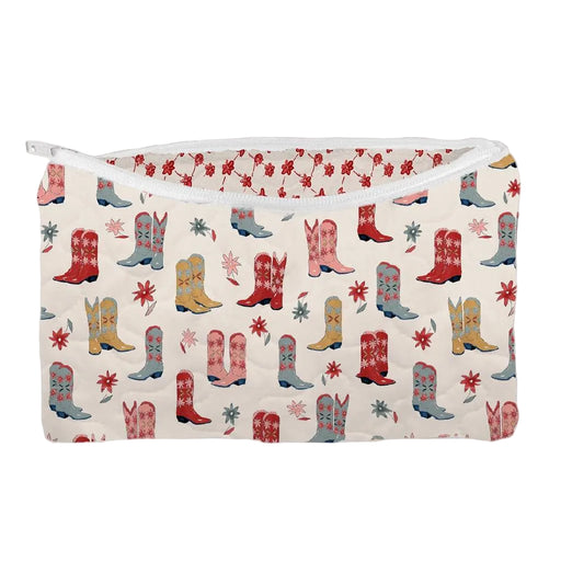 Daisy Boots Small Makeup Bag ACCESSORIES - Luggage & Travel - Cosmetic Bags Ida Mae Home
