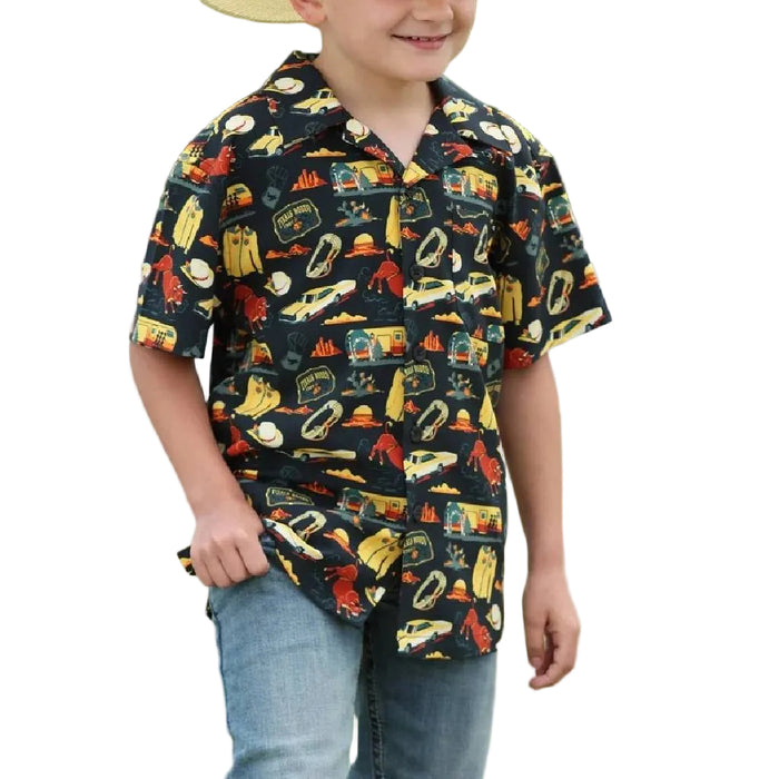 Cinch Boy's 8 Second Camp Shirt KIDS - Boys - Clothing - Shirts - Short Sleeve Shirts Cinch