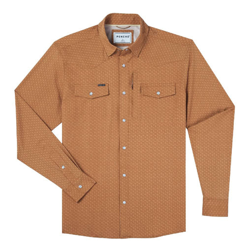 Poncho The Clyde Western Shirt - Slim Fit MEN - Clothing - Shirts - Long Sleeve Poncho Outdoors