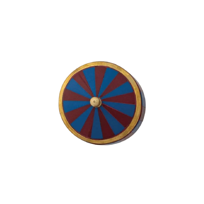 Brass & Resin Striped Box Home & Gifts - Home Decor - Decorative Accents Creative Co-Op Red/Blue